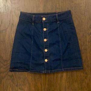 Celebrity Pink Aline Jean Mini Skirt